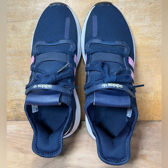 Adidas U Path Run Womens Size 8 Running Shoes Sneakers Blue Pink EE7430 - Picture 6 of 8